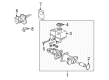 GMC Yukon Brake Fluid Level Sensor Diagram - 25818508