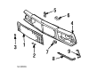 1985 Chevy El Camino Emblem Diagram - 14035288