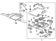 Cadillac Parking Assist Distance Sensor Diagram - 13580416