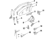 1989 Pontiac Bonneville Window Regulator Diagram - 20733070