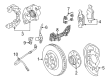 2002 Saturn L100 Brake Pad Diagram - 21019628