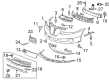 Pontiac G6 Fender Splash Shield Diagram - 25995433