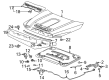 2024 GMC Sierra 2500 HD Hood Latch Diagram - 84896037