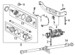 2013 Buick Encore Rear Crossmember Diagram - 42558092