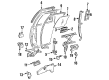 Buick Roadmaster Weather Strip Diagram - 10192848