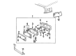 1990 Cadillac DeVille Headlight Diagram - 16509756