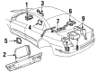 Pontiac Bonneville Car Speakers Diagram - 25659140