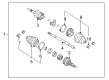 Saturn Aura CV Boot Diagram - 15918506