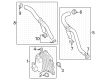 GMC Canyon Oil Cooler Hose Diagram - 85111858