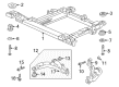 Chevy Impala Limited Crossmember Bushing Diagram - 22794416