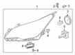 Buick Envision Headlight Diagram - 84486950