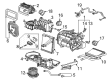 Chevy Corvette A/C Switch Diagram - 86544232