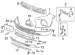 2024 Chevy Blazer Bumper Diagram - 84374006