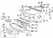 2020 GMC Canyon Bumper Diagram - 23484645