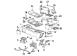 Buick Riviera Center Console Latch Diagram - 3525616