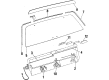 GMC Trunk Lock Cylinder Diagram - 12507441