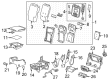 2021 GMC Yukon A/C Switch Diagram - 84857829