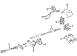 2003 Pontiac Grand Prix Steering Column Diagram - 26082374