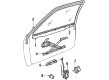 Chevy Sprint Window Channel Diagram - 96052795