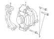 2004 Saturn Ion Alternator Bracket Diagram - 12584365