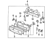 1988 Chevy Corsica Headlight Diagram - 16510772