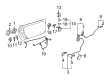 Cadillac XLR Door Latch Assembly Diagram - 88956721