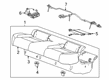 2021 Chevy Malibu Seat Cushion Pad Diagram - 84313280