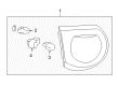 Chevy Traverse Light Socket Diagram - 25851961