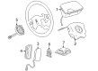 2004 Pontiac Aztek Air Bag Clockspring Diagram - 10438620