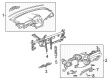 Chevy Spark Dash Panel Vent Portion Covers Diagram - 95441507