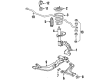 1993 Buick Skylark Sway Bar Link Diagram - 7477204