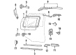 1990 Pontiac Trans Sport Door Handle Diagram - 10125457