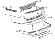 GMC Yukon Bumper Diagram - 84751055