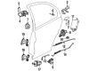 1997 Saturn SL2 Door Handle Diagram - 21098512