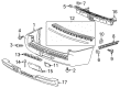 2017 Chevy Tahoe Bumper Diagram - 84560935