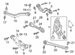 Cadillac XT6 Steering Knuckle Diagram - 84943319