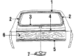 1985 Chevy Impala Emblem Diagram - 20109057