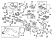 2008 Saturn Outlook Automatic Transmission Shift Levers Diagram - 23392163