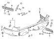 2023 GMC Hummer EV Pickup Bumper Diagram - 85566306