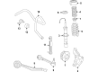 2019 Cadillac CT6 Ride Height Sensor Diagram - 84364926