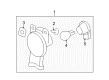 Pontiac Grand Prix Light Socket Diagram - 15306188