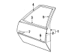 1993 Pontiac Sunbird Door Seal Diagram - 22635798