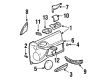 1992 Pontiac Grand Am Door Armrest Diagram - 16650402