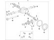 2005 Chevy Silverado 1500 HD Differential Seal Diagram - 26064030