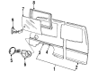 Oldsmobile Silhouette Door Moldings Diagram - 10152437