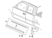 2004 Chevy Silverado 3500 Door Moldings Diagram - 88979999