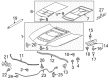 2015 Chevy Camaro Body Mount Hole Plug Diagram - 13500935