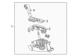 2013 GMC Terrain Automatic Transmission Shifter Diagram - 22860734