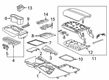 2022 Chevy Blazer Cup Holder Diagram - 84509812