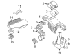 2005 Chevy Cavalier Air Intake Coupling Diagram - 12487661